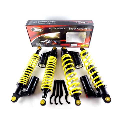 YAMAHA RHINO 700 COMPLETE JBS FRONT & REAR SET NITROGEN CELL SHOCK ABSORBERS BY