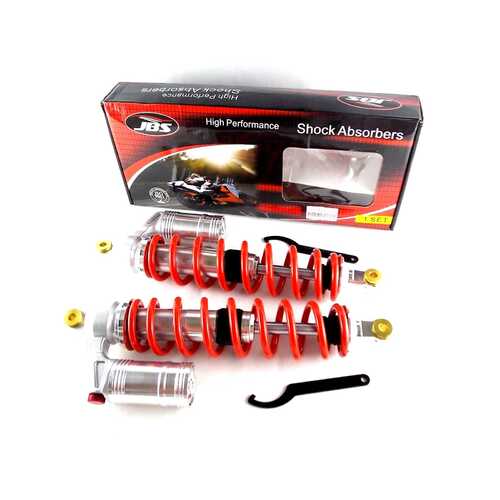 YAMAHA RHINO 660 04-07 395mm JBS FRONT AIR NITROGEN CELL SHOCK ABSORBERS SR