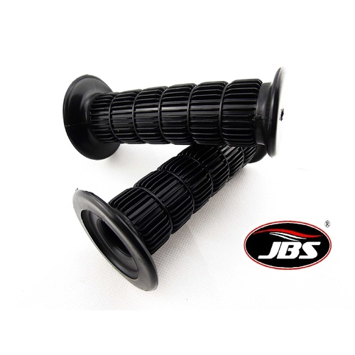 SUZUKI TC90 70-72 JBS BLACK HAND GRIP SET LEFT RIGHT PAIR HANDLEBAR GRIPS