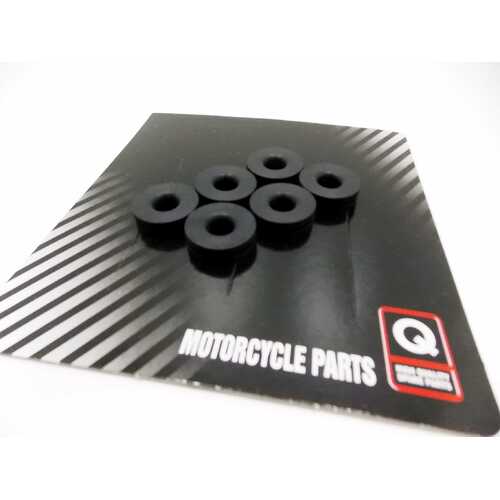 KAWASAKI S3 400SS 74-75 JBS SIDE COVER RUBBER GROMMET x 6 92071-056