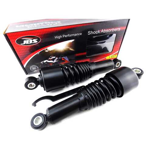 HARLEY HD FXDL DYNA LOW RIDER 10.5 INCH JBS LOWERING SHOCK ABSORBERS BLK