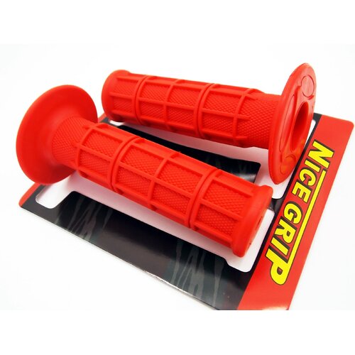 KTM 400 JBS RED HAND GRIP SET LEFT RIGHT PAIR HANDLEBAR GRIPS
