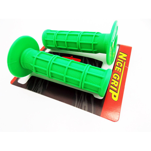 YAMAHA YZ400F JBS GREEN HAND GRIP SET LEFT RIGHT PAIR HANDLEBAR GRIPS