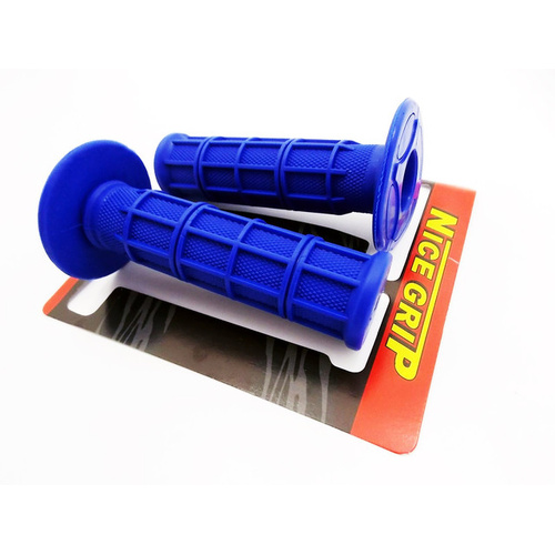 HONDA CRF150 JBS BLUE HAND GRIP SET LEFT RIGHT PAIR HANDLEBAR GRIPS