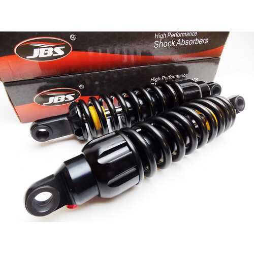 HARLEY XLH883 SPORTSTER DELUXE 11.5 INCH JBS HD TOURING SHOCK ABSORBERS BLK