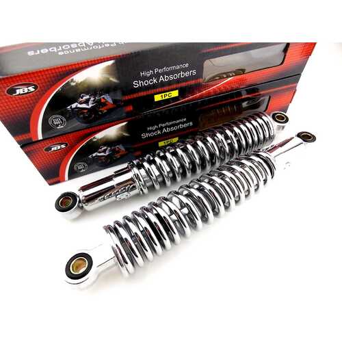 MOTO GUZZI 850 LEMANS 325mm JBS CHROME REAR SHOCK ABSORBERS EYE TO EYE NC