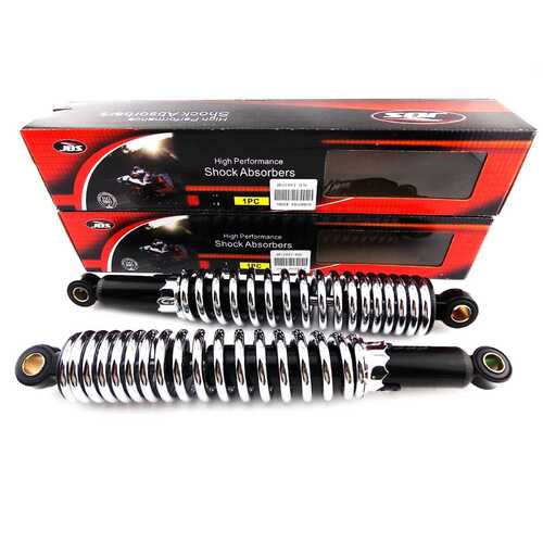 HARLEY DAVIDSON FXLR 1340 LOW RIDER CUS 13 INCH JBS BLACK/CHROME SHOCK ABSORBERS