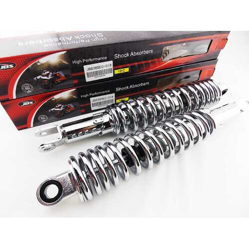 HONDA CB1100F DOHC 365mm JBS CHROME REAR SHOCK ABSORBERS EYE TO CLEVIS NC