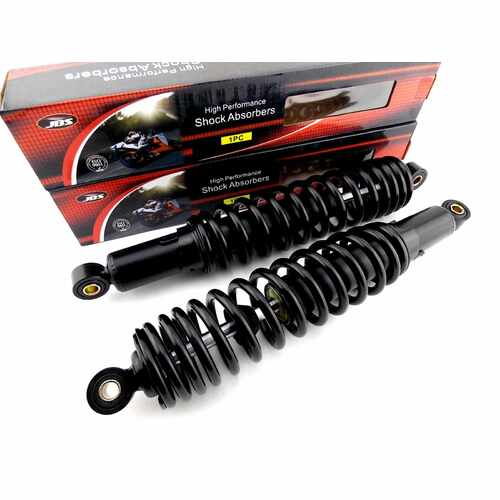 HONDA XL250K 365mm JBS BLACK REAR SHOCK ABSORBERS EYE TO EYE