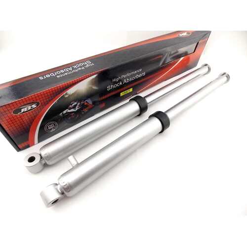 PY50 ALL YEARS JBS SILVER FRONT FORK LEG SET LH RH SUSPENSION SHOCKS