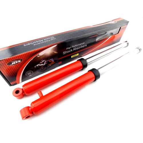 PY50 ALL YEARS JBS RED FRONT FORK LEG SET LH RH SUSPENSION SHOCKS