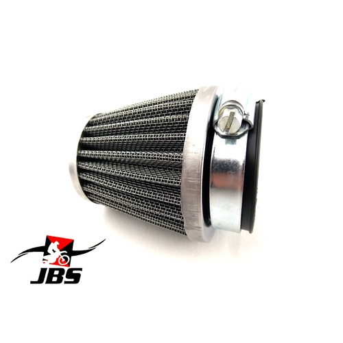 YAMAHA RD125 75-81 JBS PERFORMANCE HI FLOW 35mm CHROME POD AIR FILTER